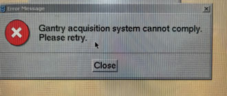 飛利浦brilliance 16 CT ACQ錯(cuò)誤維修案例